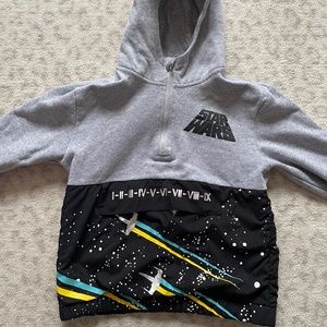 Kids Size Medium Star Wars Hoodie with Pouch